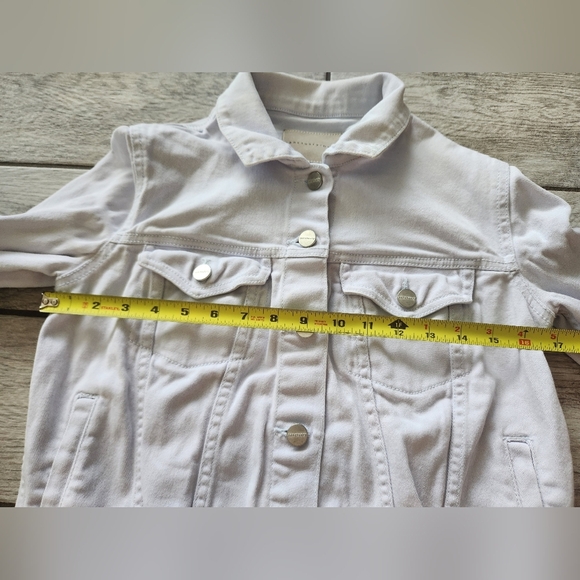 Sanctuary Denim Womens Light Blue Long Sleeve Kyle Classic Jean Jacket XS Collar - Picture 9 of 14